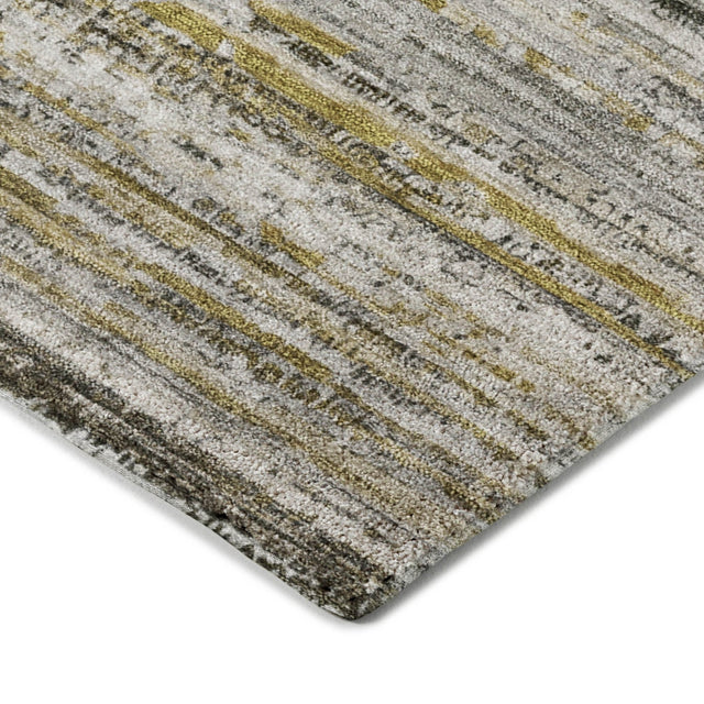 Dalyn Kochi KC3 Pewter Rug corner detail