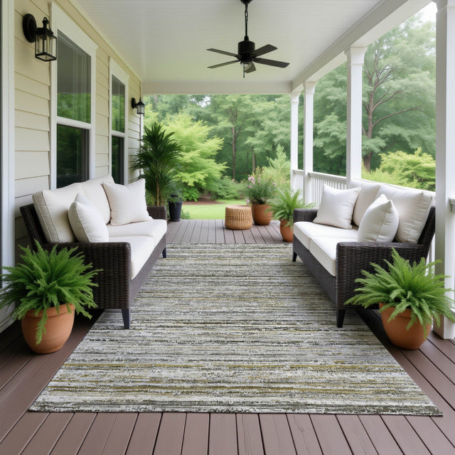 Dalyn Kochi KC3 Pewter Rug outdoor lifestyle image