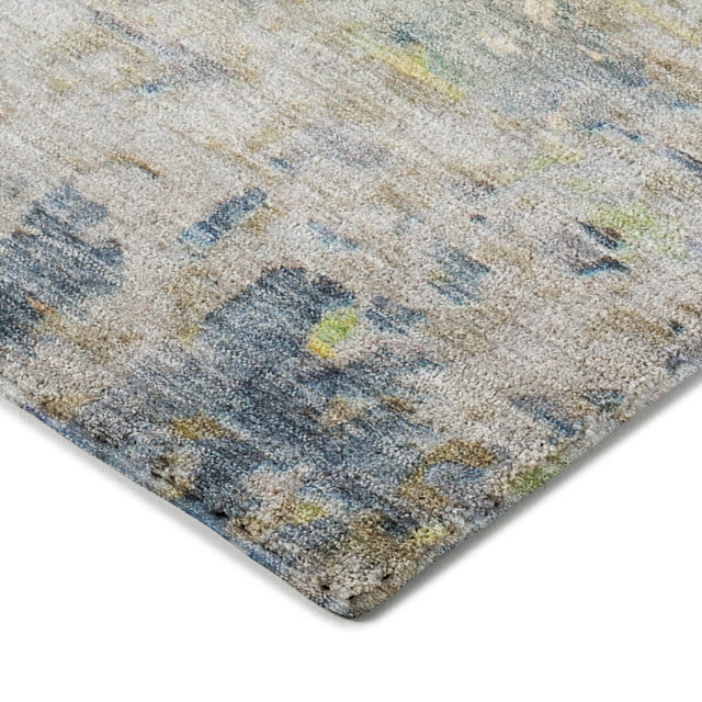 Dalyn Kochi KC6 Blue Rug corner detail