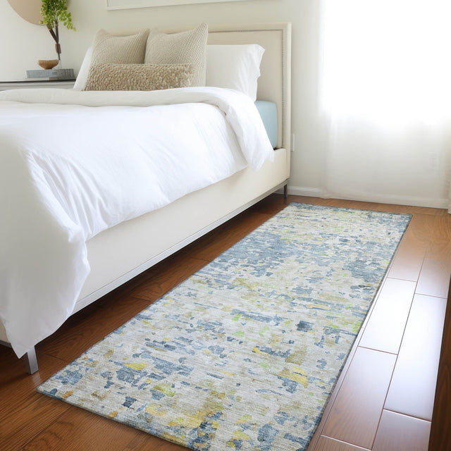 Dalyn Kochi KC6 Blue Rug shown in a room