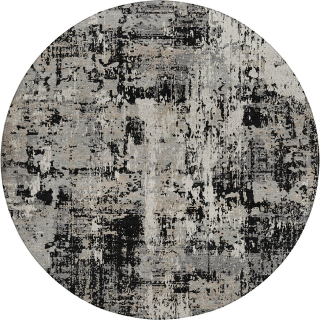 Dalyn Kochi KC7 Black Rug round rug