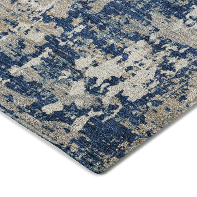 Dalyn Kochi KC7 Navy Rug corner detail