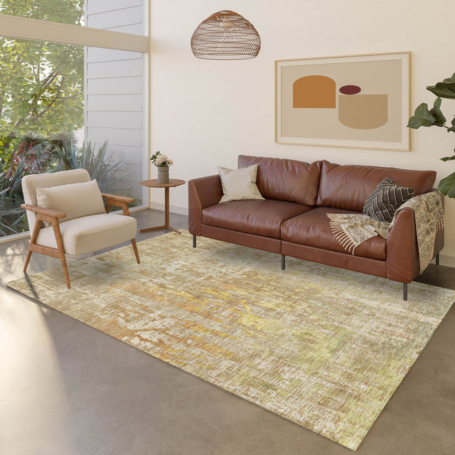 Dalyn Kochi KC8 Khaki Rug shown in a room