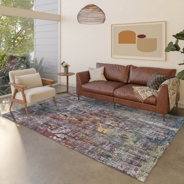 Dalyn Kochi KC8 Plum Rug shown in a room