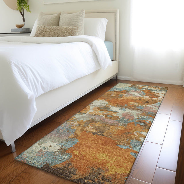 Dalyn Kochi KC9 Copper Rug shown in a room