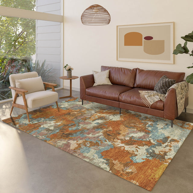 Dalyn Kochi KC9 Copper Rug shown in a room