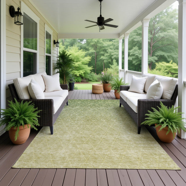 Dalyn Lazio LZ2 Aloe Rug outdoor lifestyle image