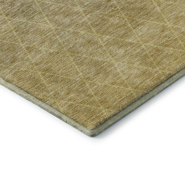 Dalyn Lazio LZ2 Gold Rug corner detail