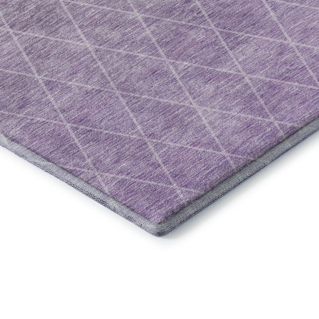 Dalyn Lazio LZ2 Lavender Rug corner detail