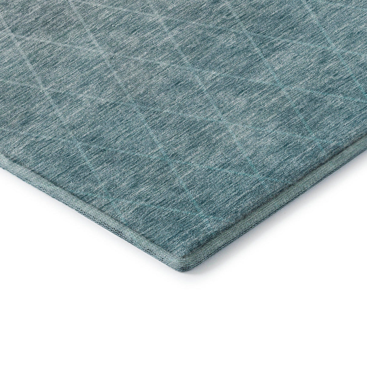Dalyn Lazio LZ2 Teal Rug corner detail