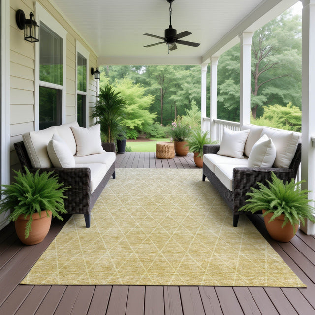 Dalyn Lazio LZ2 Wheat Rug outdoor lifestyle image