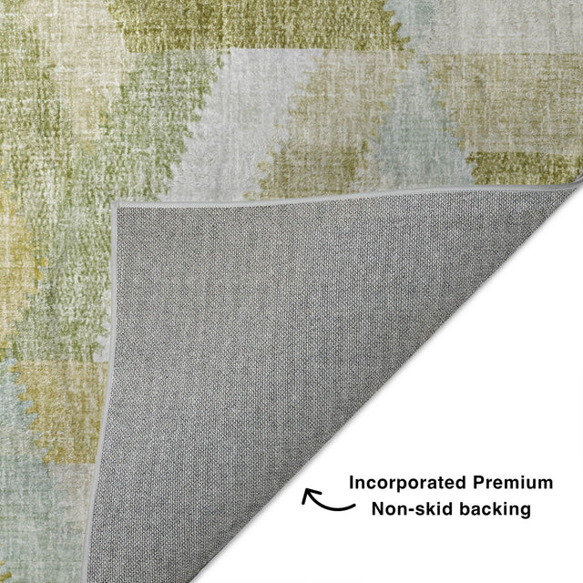 Dalyn Lorenzo LN1 Aloe Rug backing detail