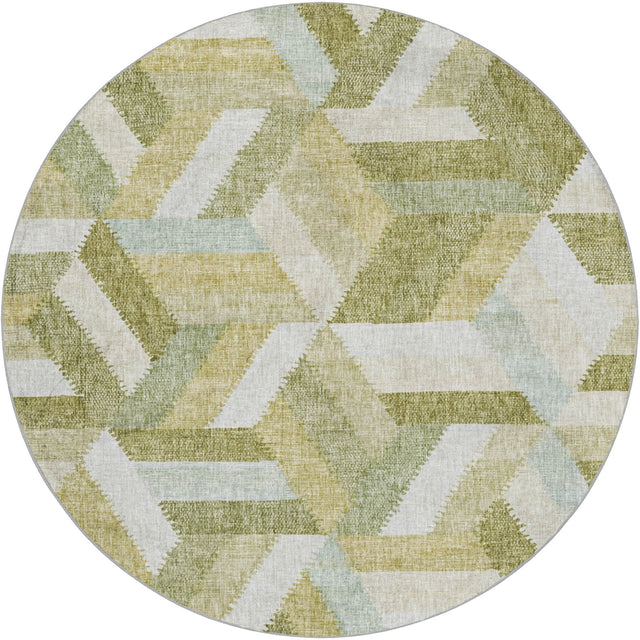 Dalyn Lorenzo LN1 Aloe Rug round rug