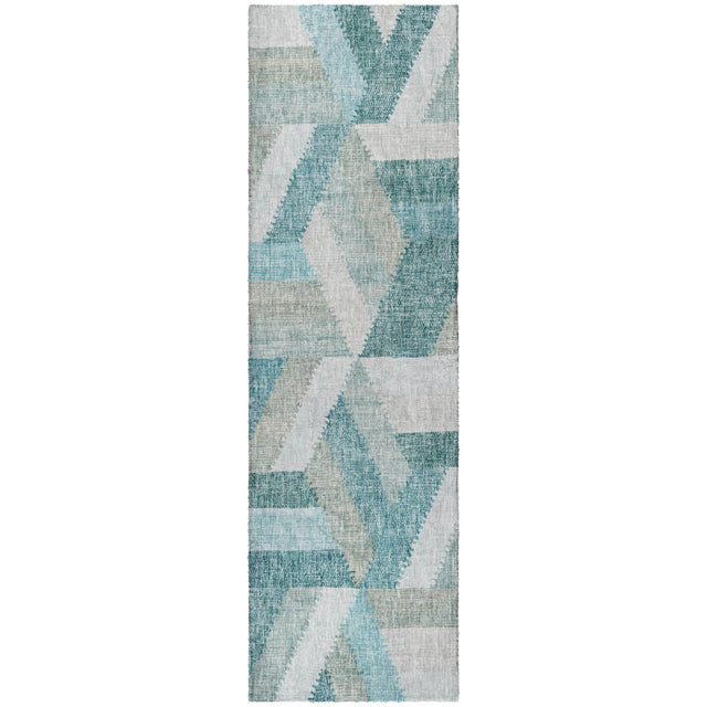 Dalyn Lorenzo LN1 Teal Rug runner rug