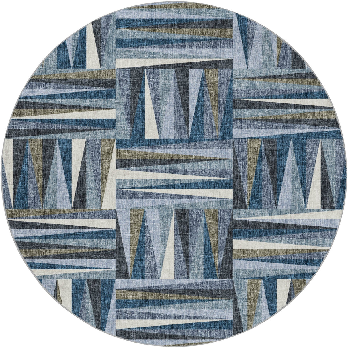 Dalyn Lorenzo LN2 Denim Rug round rug