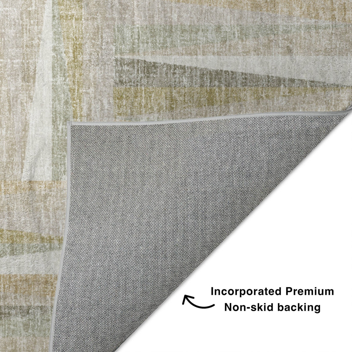 Dalyn Lorenzo LN2 Linen Rug backing detail