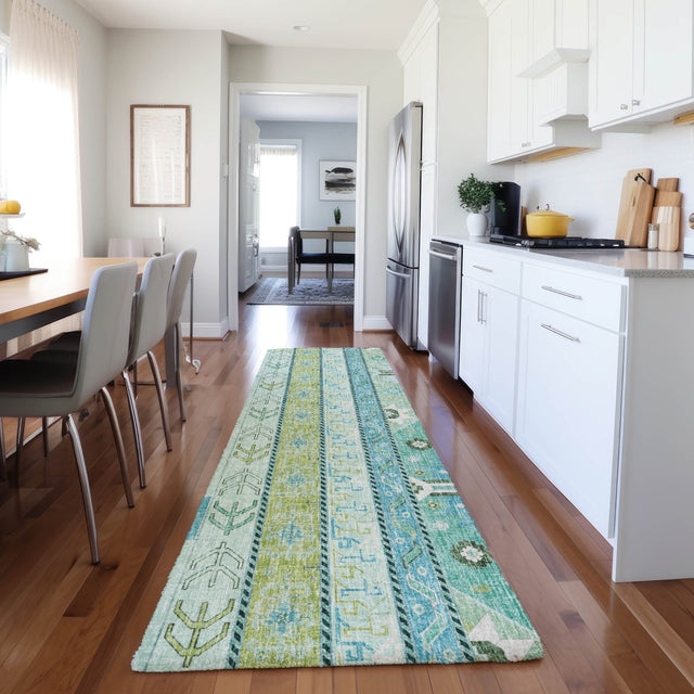 Dalyn Lorenzo LN3 Mint Rug shown in a room