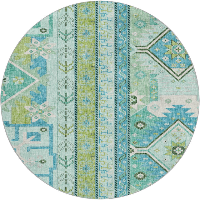 Dalyn Lorenzo LN3 Mint Rug round rug