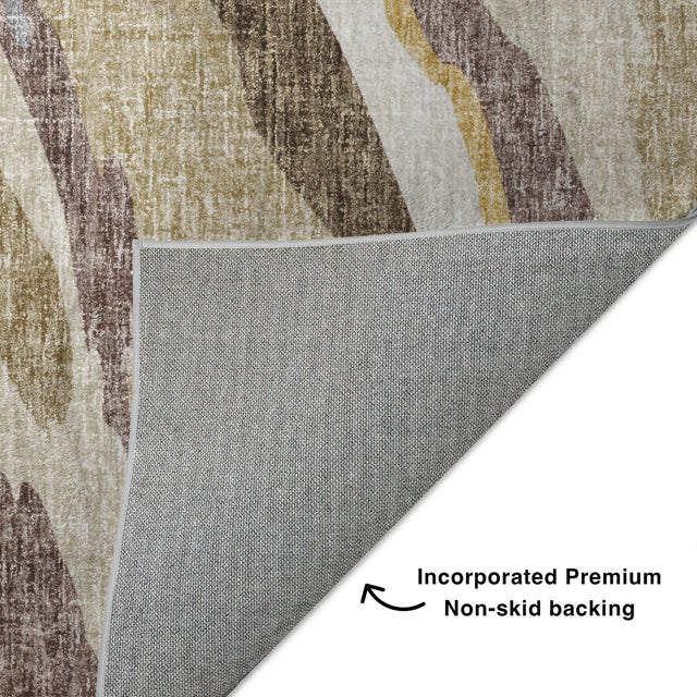 Dalyn Lorenzo LN4 Beige Rug backing detail