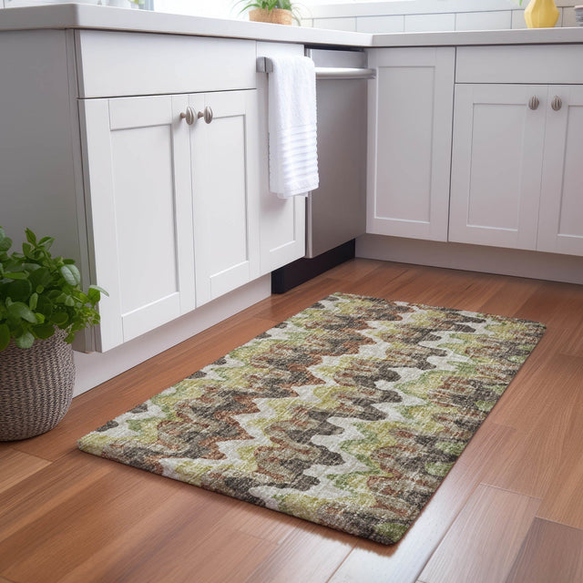 Dalyn Lorenzo LN6 Chocolate Rug shown in a room
