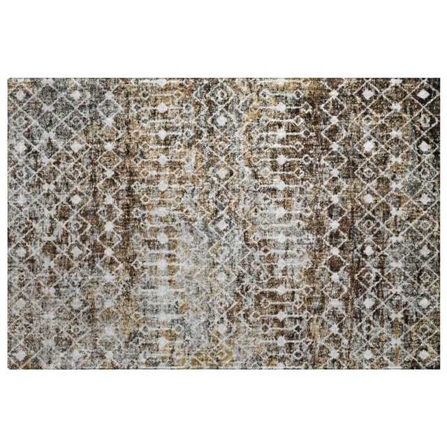 Dalyn Lorenzo LN7 Brown Rug rectangular rug