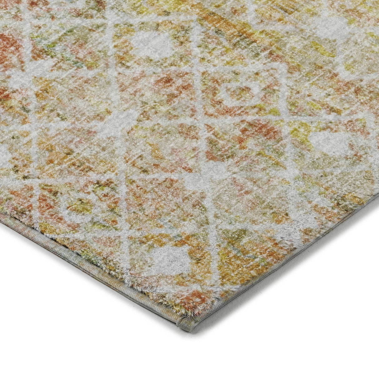 Dalyn Lorenzo LN7 Peach Rug corner detail