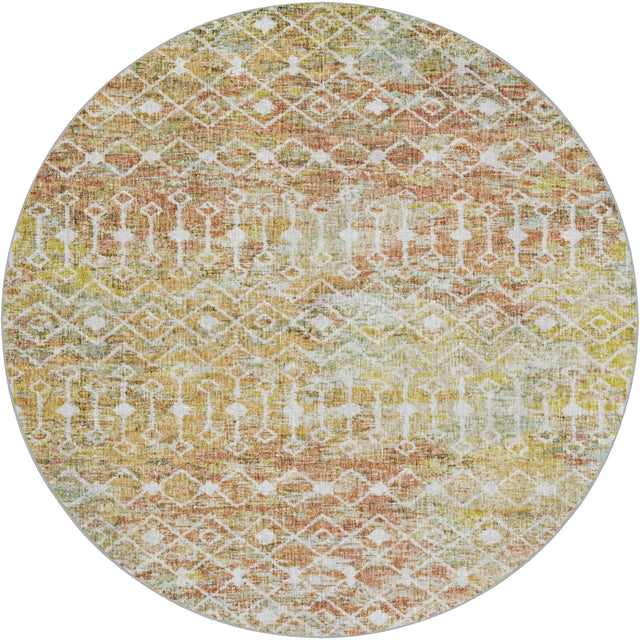 Dalyn Lorenzo LN7 Peach Rug round rug