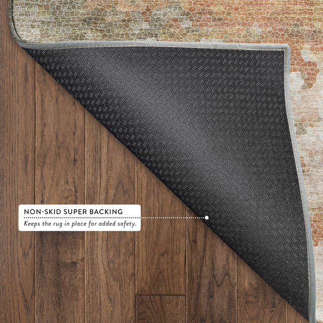 Dalyn Lumara LM1 Khaki Rug backing detail