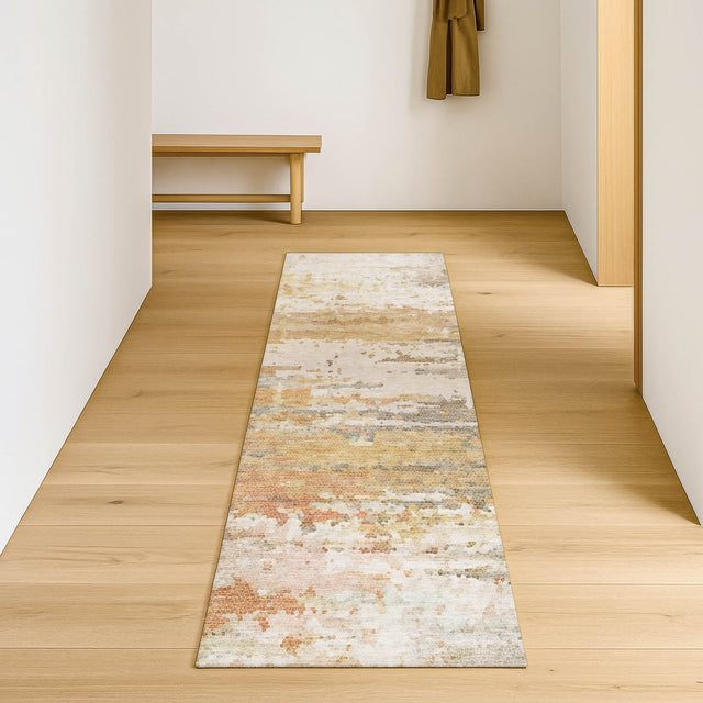 Dalyn Lumara LM1 Khaki Rug shown in a room