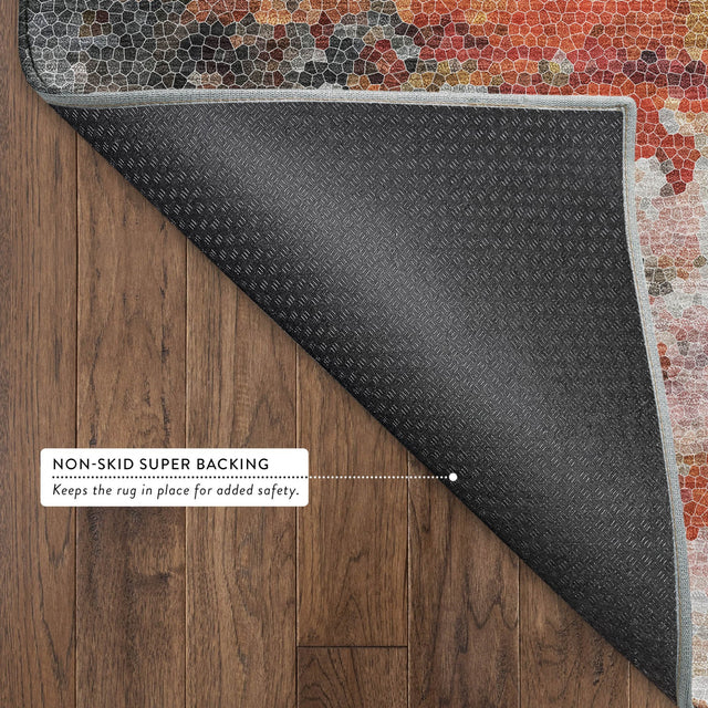 Dalyn Lumara LM1 Volcano Rug backing detail