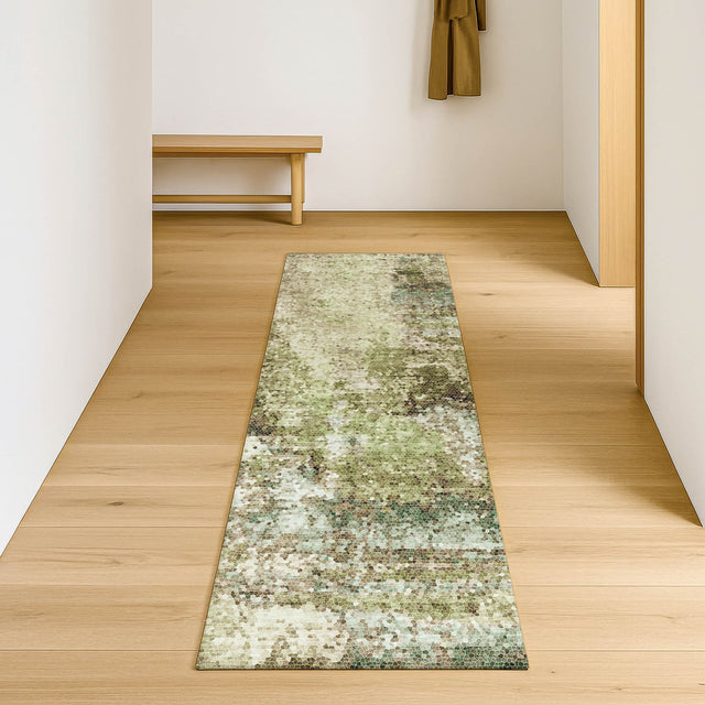 Dalyn Lumara LM2 Aloe Rug shown in a room