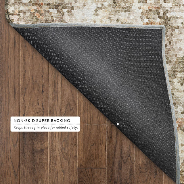 Dalyn Lumara LM2 Copper Rug backing detail