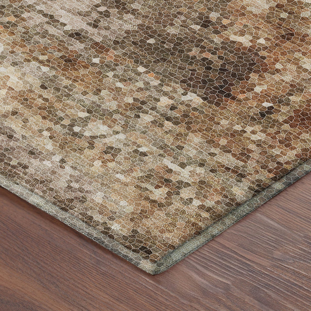 Dalyn Lumara LM2 Copper Rug corner detail