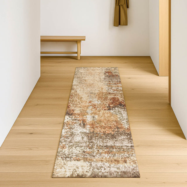 Dalyn Lumara LM2 Copper Rug shown in a room