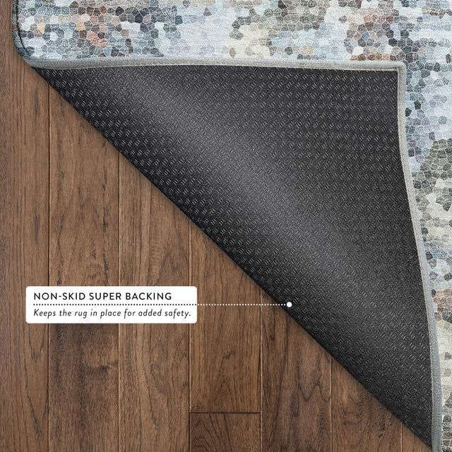 Dalyn Lumara LM2 Putty Rug backing detail