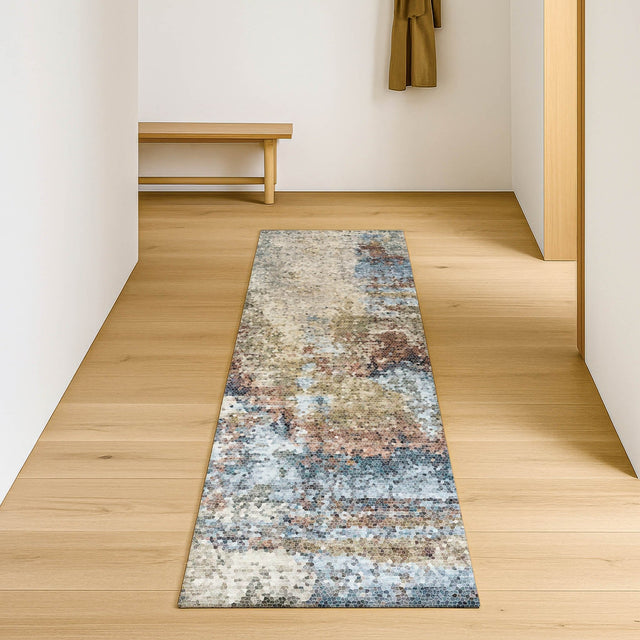 Dalyn Lumara LM2 Putty Rug shown in a room