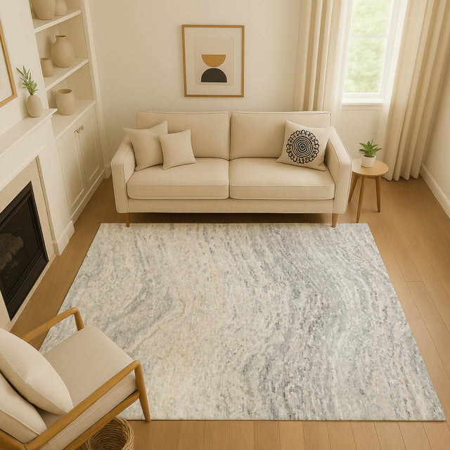 Dalyn Lumara LM3 Linen Rug shown in a room