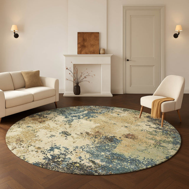 Dalyn Lumara LM4 Multi Rug shown in a room