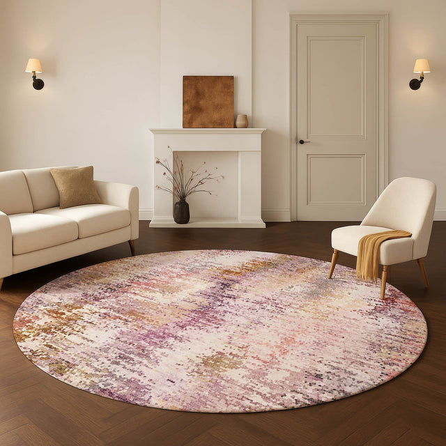 Dalyn Lumara LM5 Blush Rug shown in a room