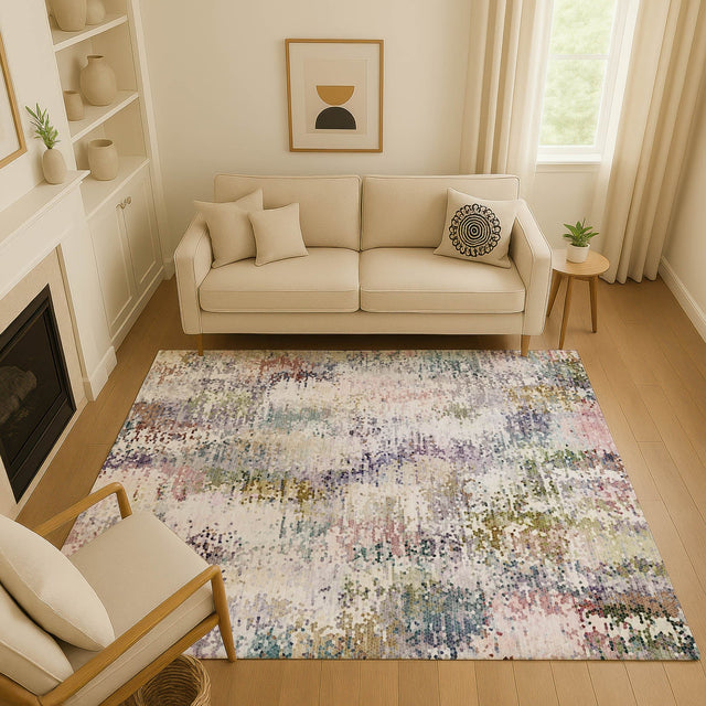 Dalyn Lumara LM5 Confetti Rug shown in a room