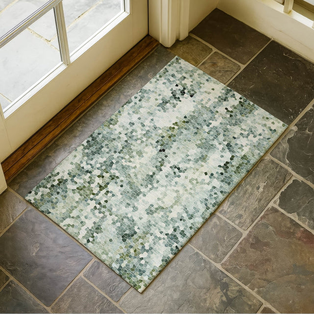 Dalyn Lumara LM5 Sage Rug shown in a room