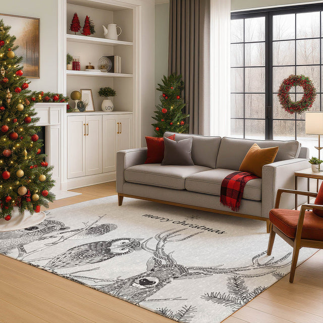 Dalyn Merry & Bright MY10 Flannel Rug shown in a room