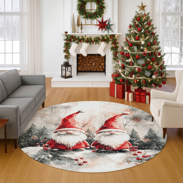 Dalyn Merry & Bright MY16 Ivory Rug shown in a room