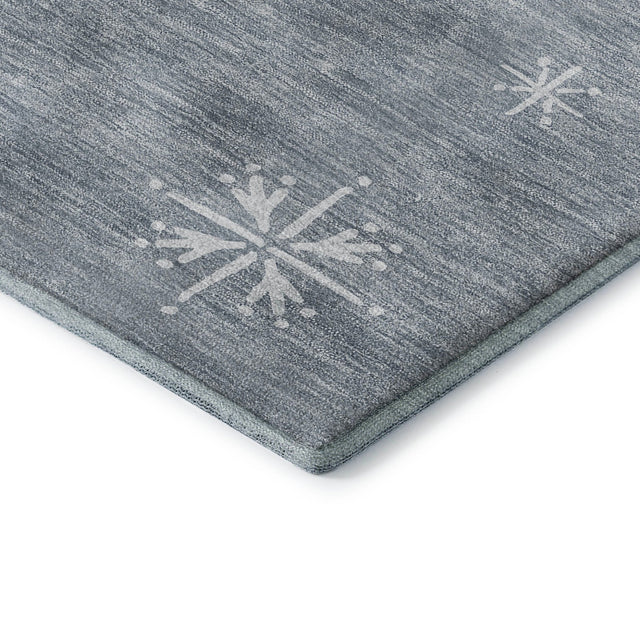 Dalyn Merry & Bright MY2 Gray Rug corner detail