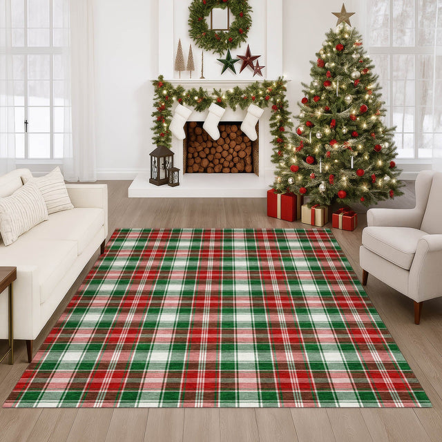 Dalyn Merry & Bright MY20 Emerald Rug shown in a room