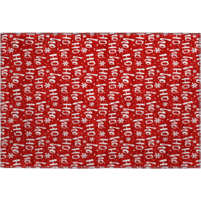 Dalyn Merry & Bright MY22 Red Rug rectangular rug