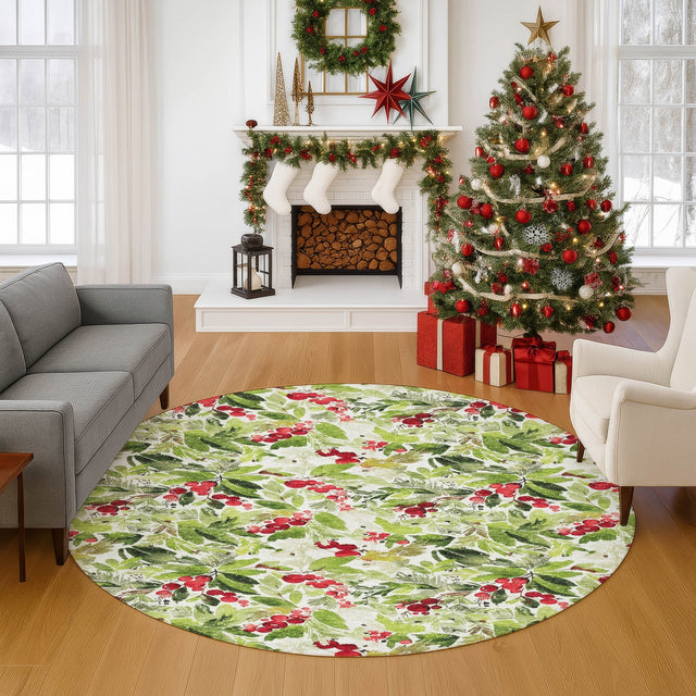 Dalyn Merry & Bright MY24 Aloe Rug shown in a room