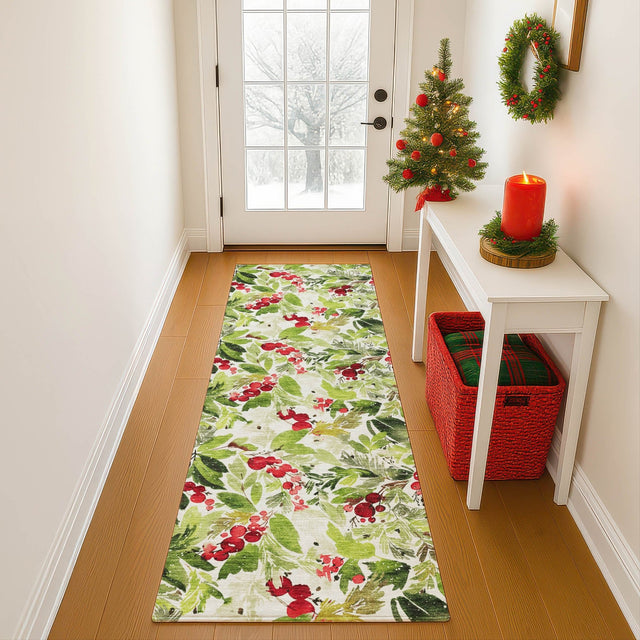 Dalyn Merry & Bright MY24 Aloe Rug shown in a room