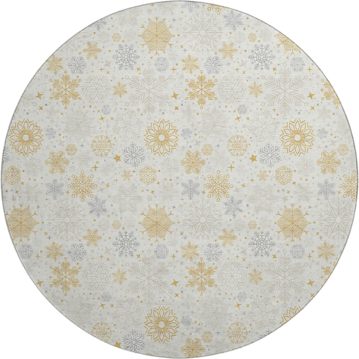 Dalyn Merry & Bright MY25 Ivory Rug round rug