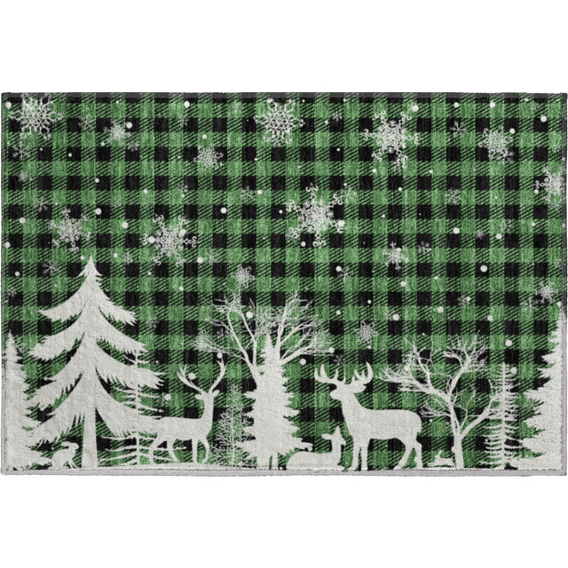 Dalyn Merry & Bright MY26 Green Rug rectangular rug